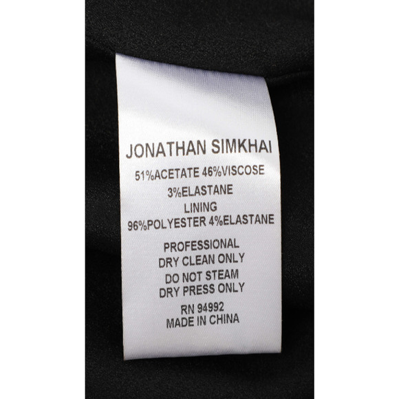 Jonathan Simkhai Ruffle Crepe Halter Off Shoulder Midi Dress 2 - Picture 10 of 13